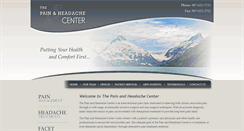 Desktop Screenshot of painandheadachecenter.com